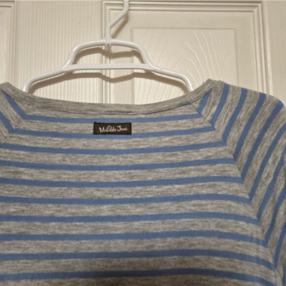 Matilda Jane Her Majesty Striped T-Shirt Dress Medium - Picture 11 of 11